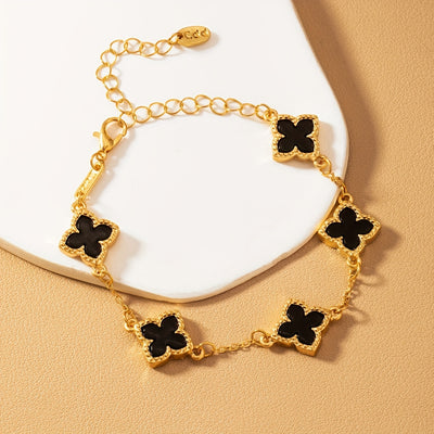 Amara™ | Elegant Floral Charm Bracelet