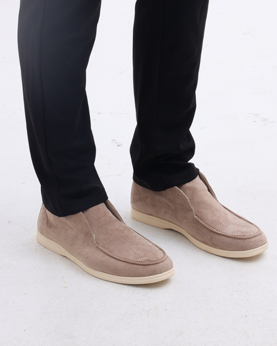 High Suede Loafers