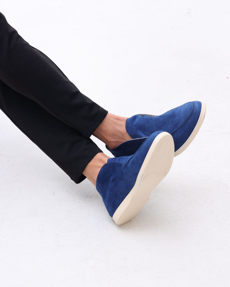 High Suede Loafers