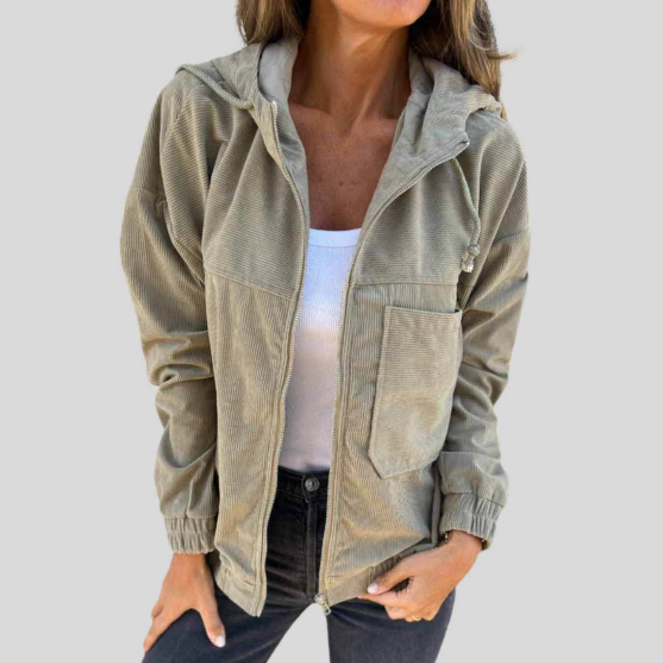 Mabel | Soft Zip-Up Vest