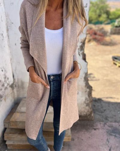 Florence | Casual Lapel Knit Cardigan
