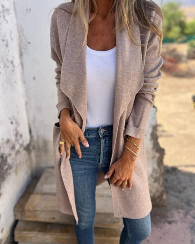 Florence | Casual Lapel Knit Cardigan