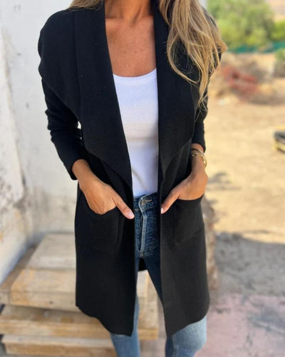 Florence | Casual Lapel Knit Cardigan