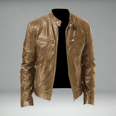 FAUSTO | ELEGANT LEATHER JACKET