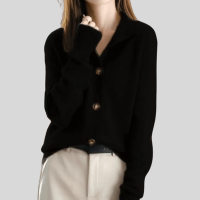 Claire | Retro-Style Cashmere Cardigan