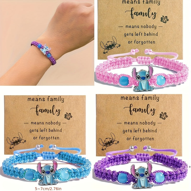 Stella™ | Hand-Woven Stitch Charm Bracelet