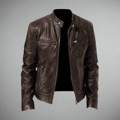 FAUSTO | ELEGANT LEATHER JACKET