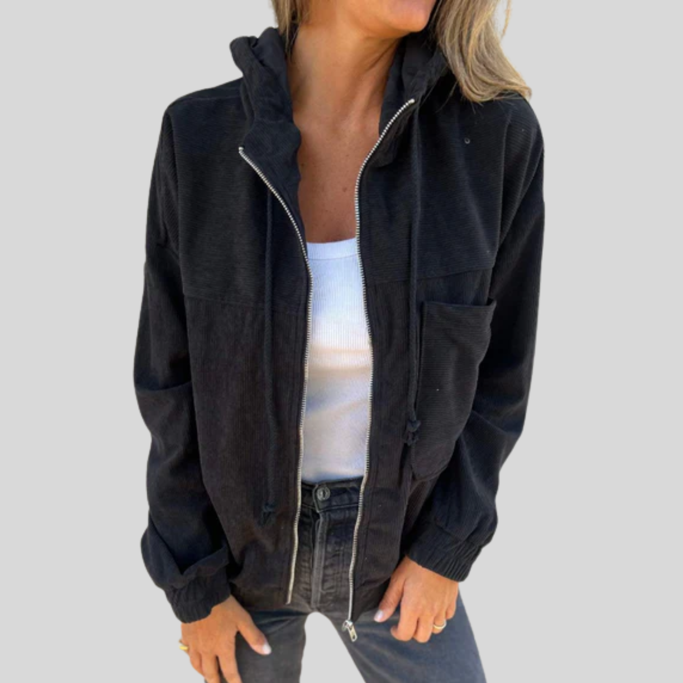 Mabel | Soft Zip-Up Vest