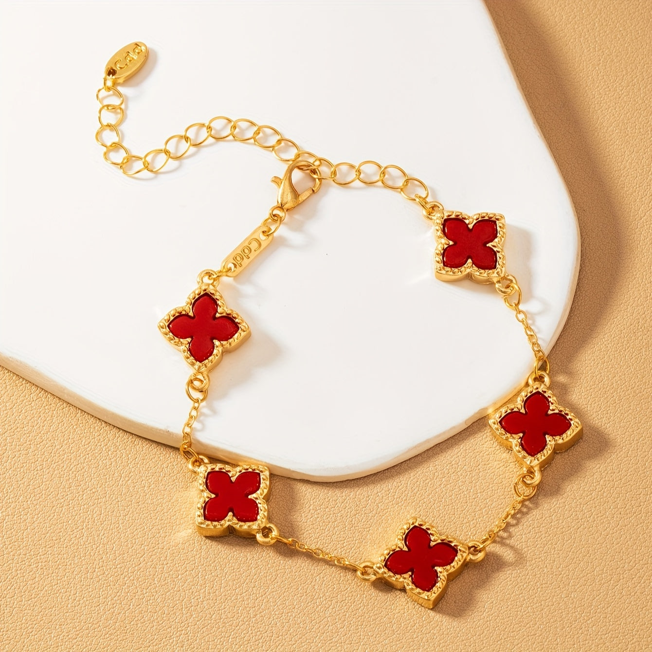 Amara™ | Elegant Floral Charm Bracelet