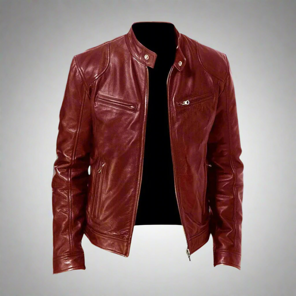 FAUSTO | ELEGANT LEATHER JACKET