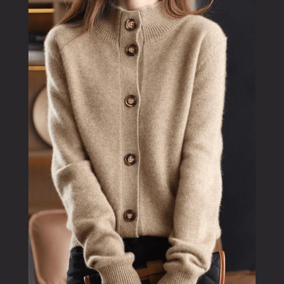 Claire | Retro-Style Cashmere Cardigan