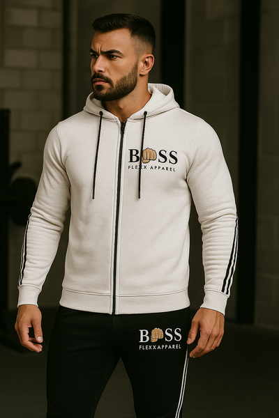 John | Luxury Full-Zip Tracksuit For Men