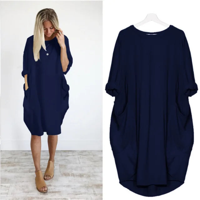 Comfortable loose-fitting dress