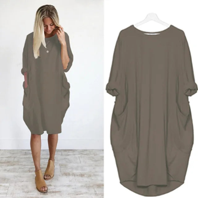 Comfortable loose-fitting dress