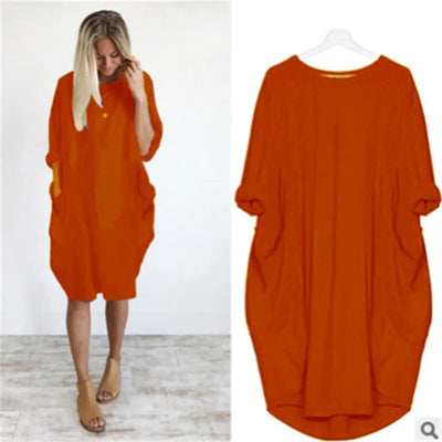 Comfortable loose-fitting dress