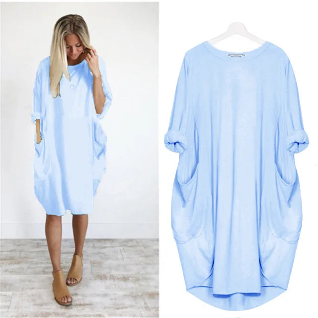 Comfortable loose-fitting dress