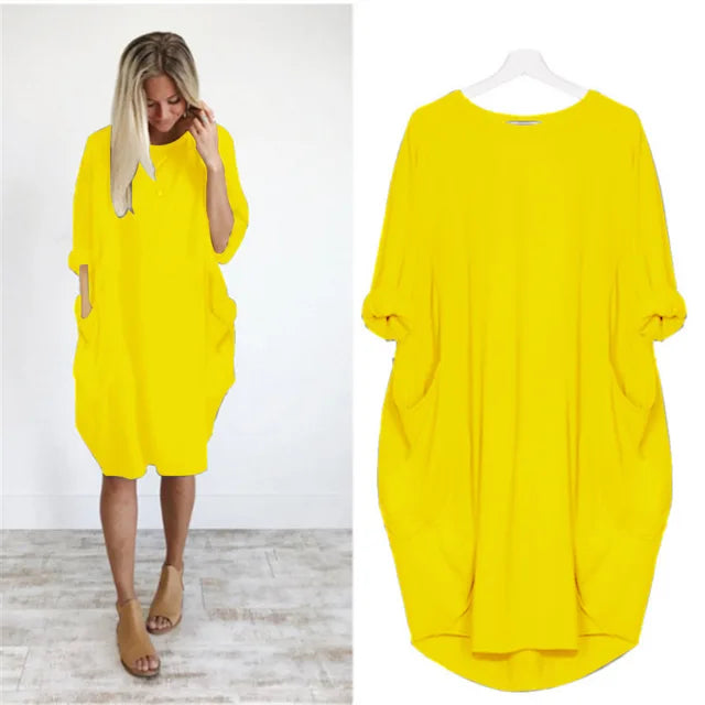 Comfortable loose-fitting dress