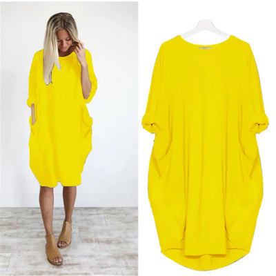 Comfortable loose-fitting dress