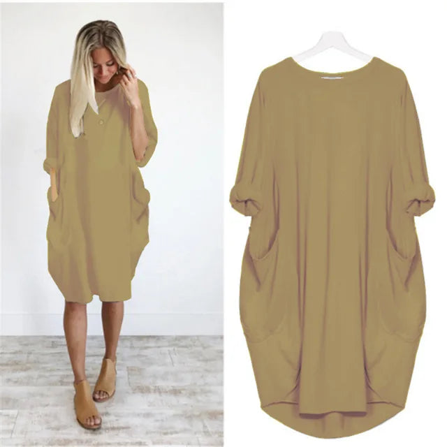 Comfortable loose-fitting dress