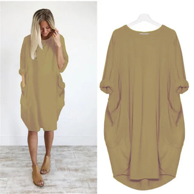 Comfortable loose-fitting dress
