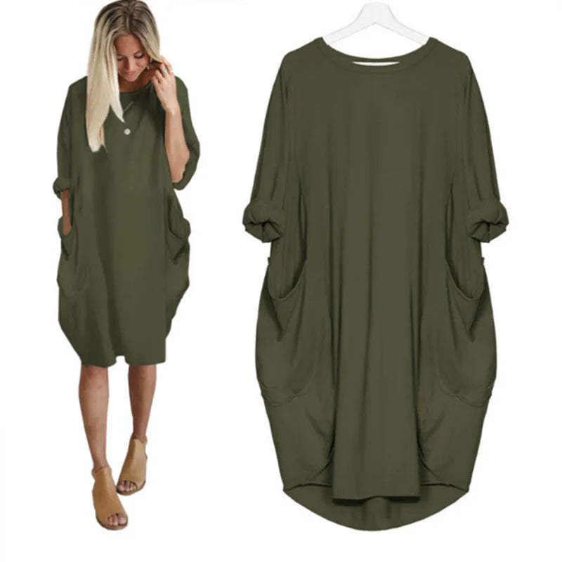 Comfortable loose-fitting dress