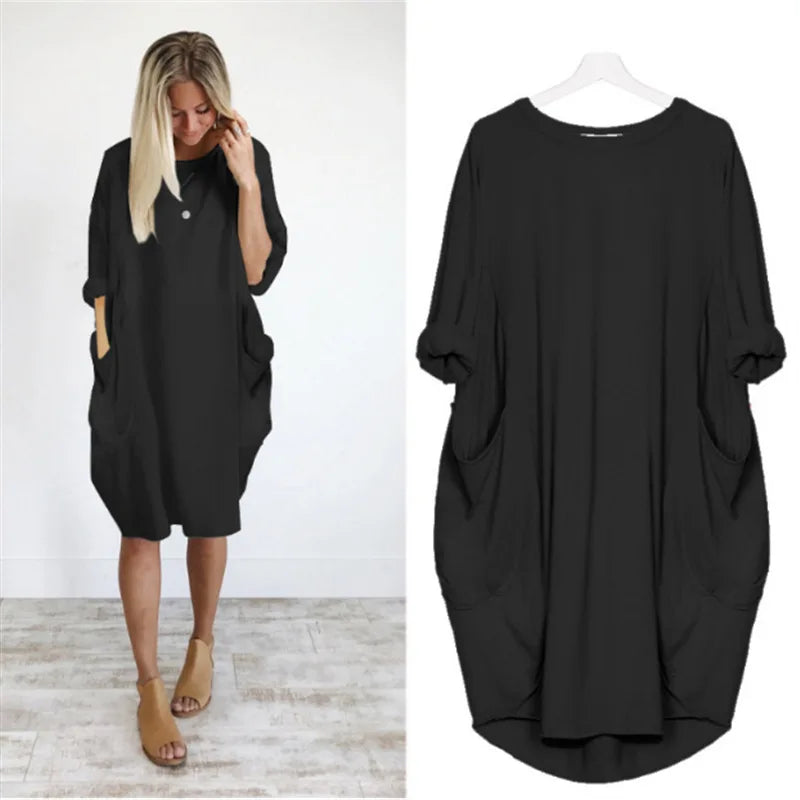 Comfortable loose-fitting dress