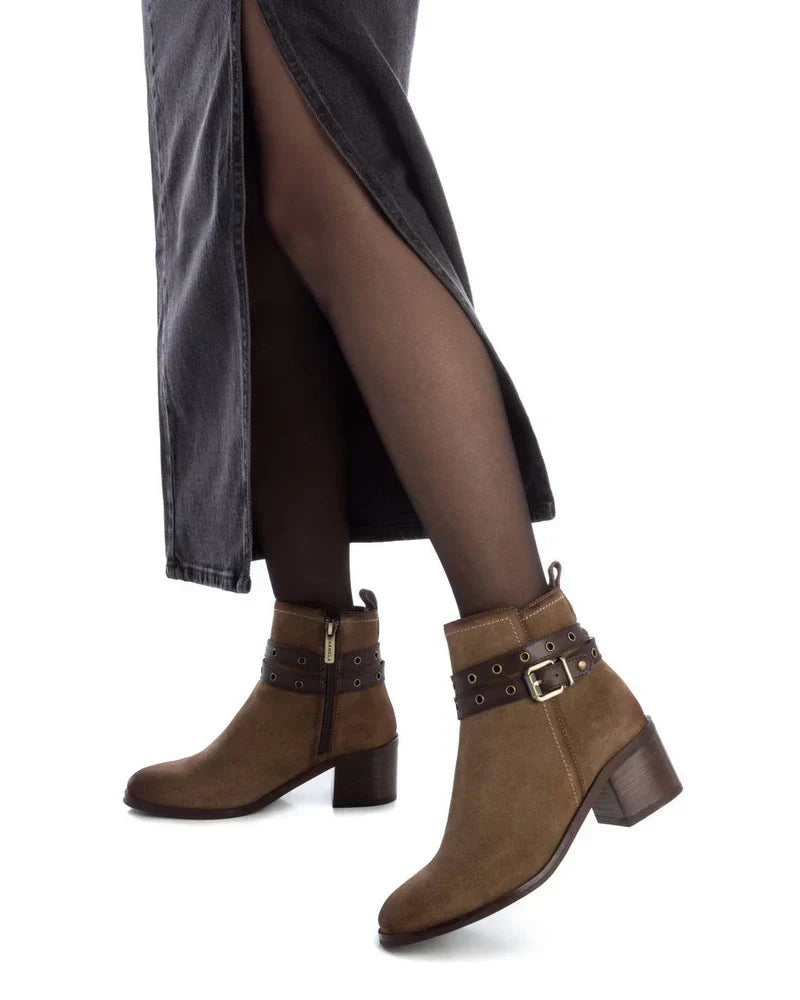 Carmela I Suede Ankle Boot Taupe
