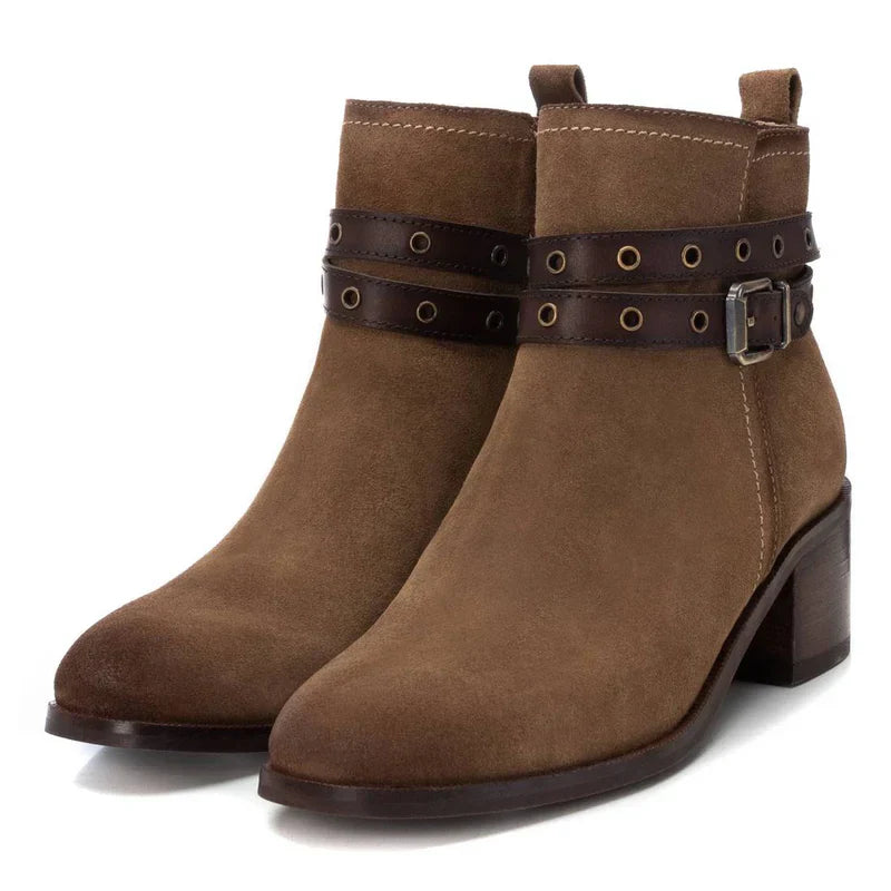 Carmela I Suede Ankle Boot Taupe