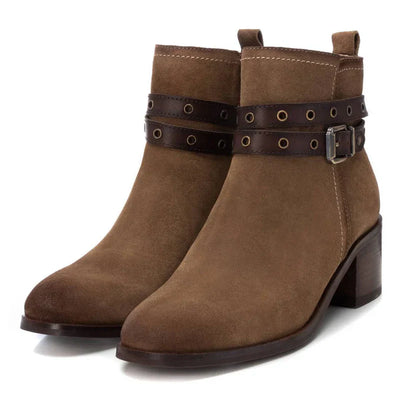 Carmela I Suede Ankle Boot Taupe