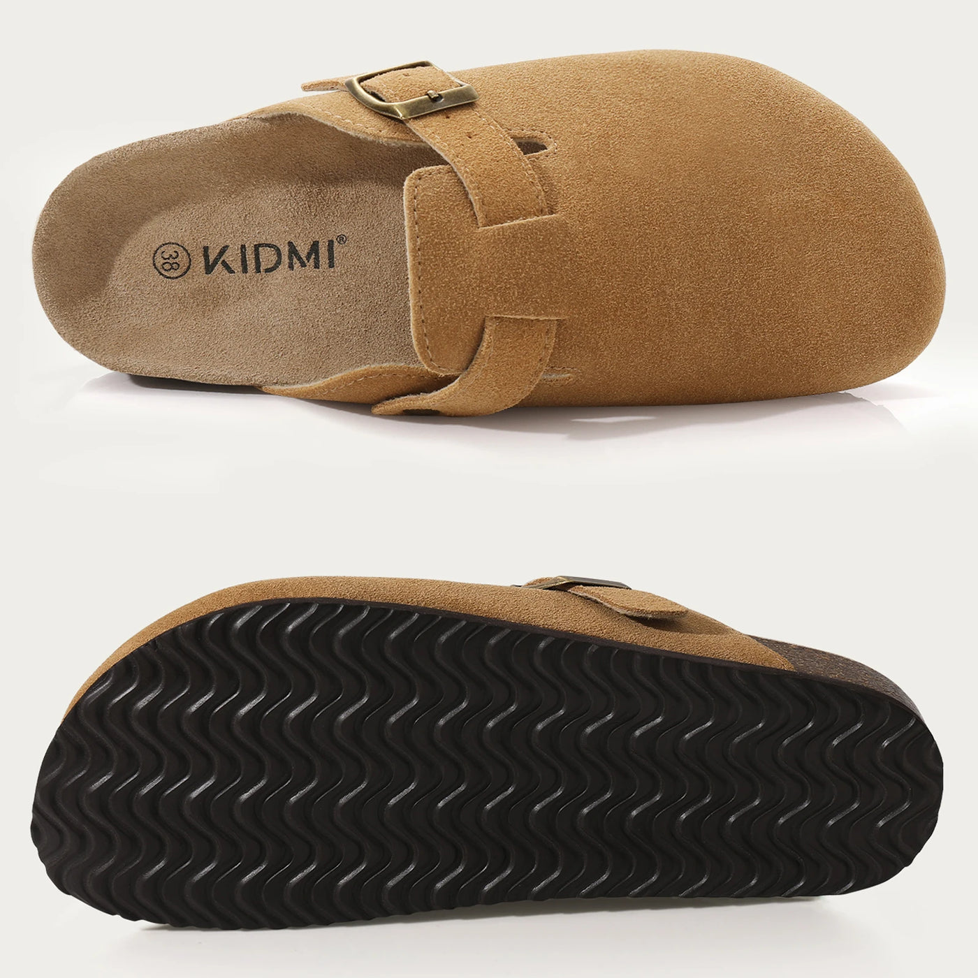 Crestar™ | Classic Cork Suede Clogs