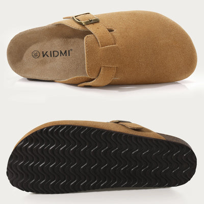 Crestar™ | Classic Cork Suede Clogs