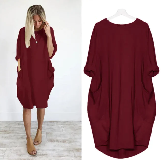 Comfortable loose-fitting dress