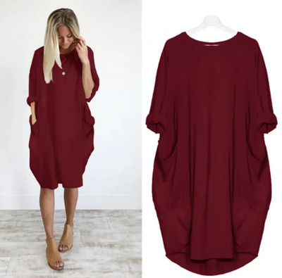 Comfortable loose-fitting dress