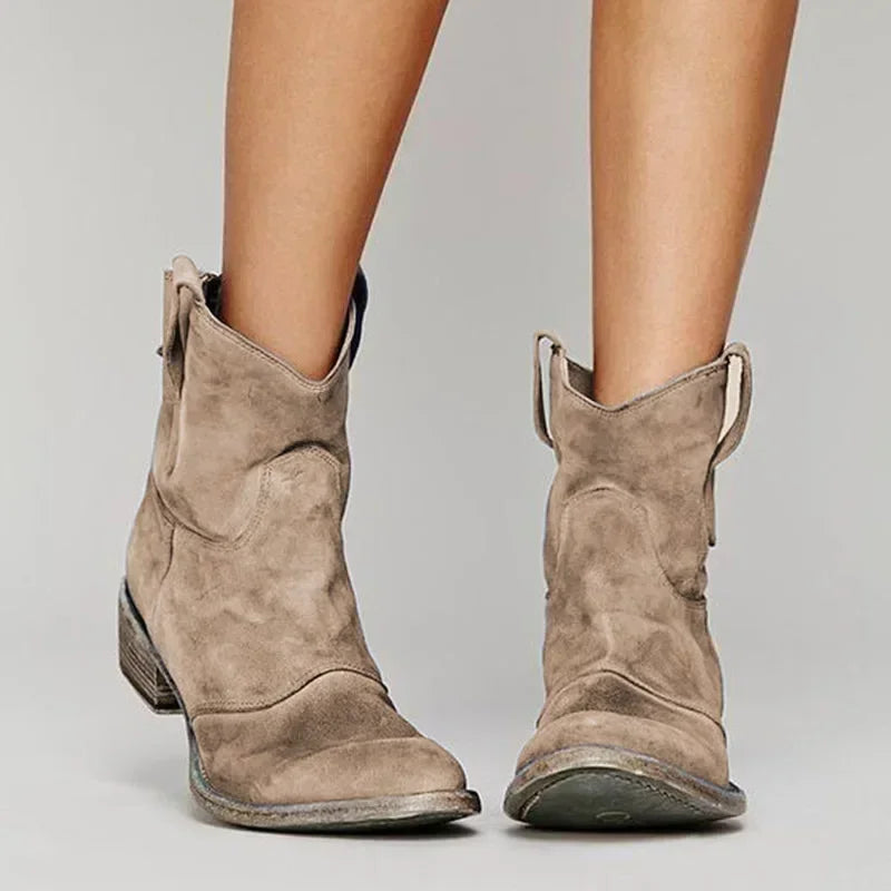 Caroline™ | VINTAGE ANKLE BOOTS WITH A UNIQUE LOOK