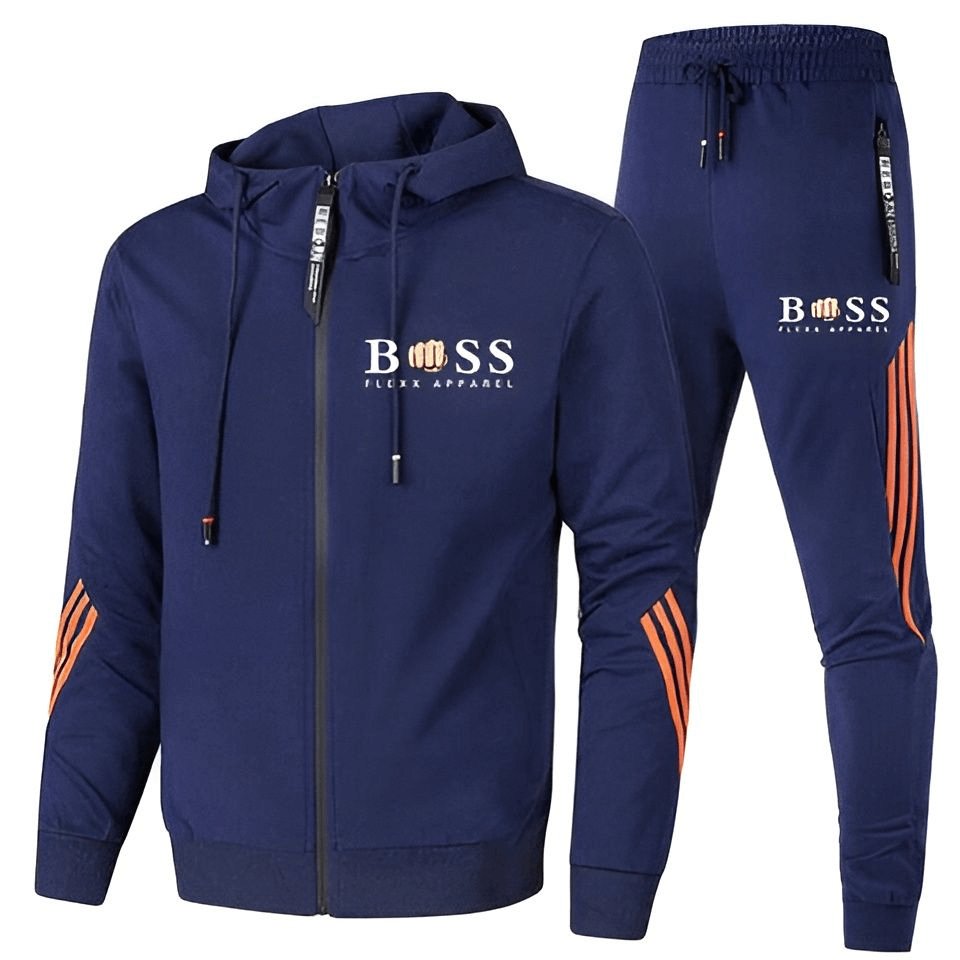 John | Luxury Full-Zip Tracksuit For Men