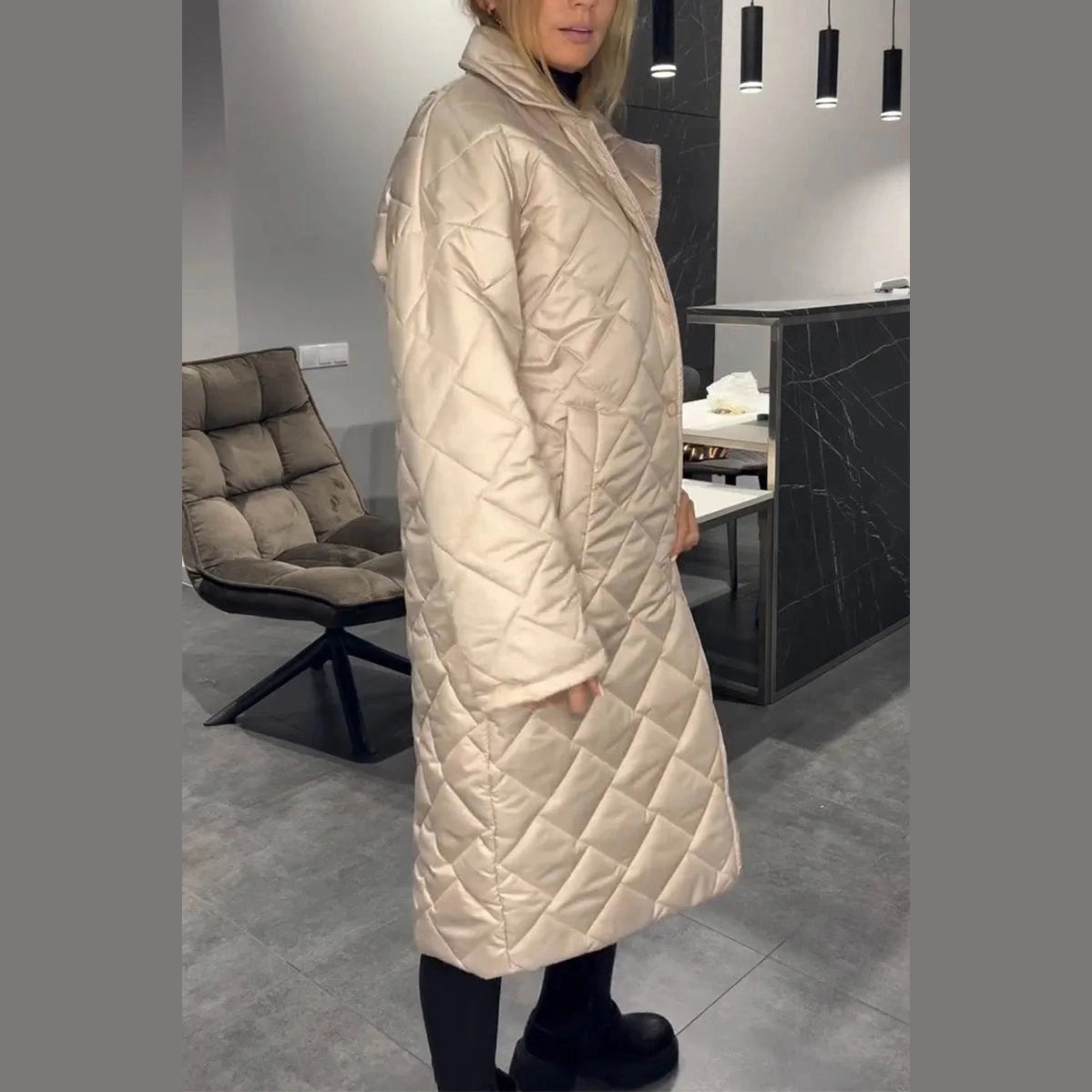 Belinda™ | Reversible Quilted Coat