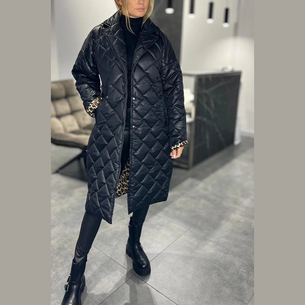 Belinda™ | Reversible Quilted Coat