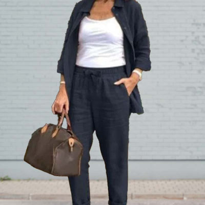 Lara | Linen Two-Piece for Women